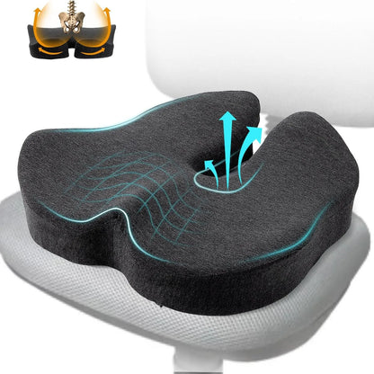 Slow Rebound Memory Foam Office Chair Cushion Woman Tailbone Pelvis Orthopedic Medical Lady Seat Cushion Beautiful Buttocks Pad