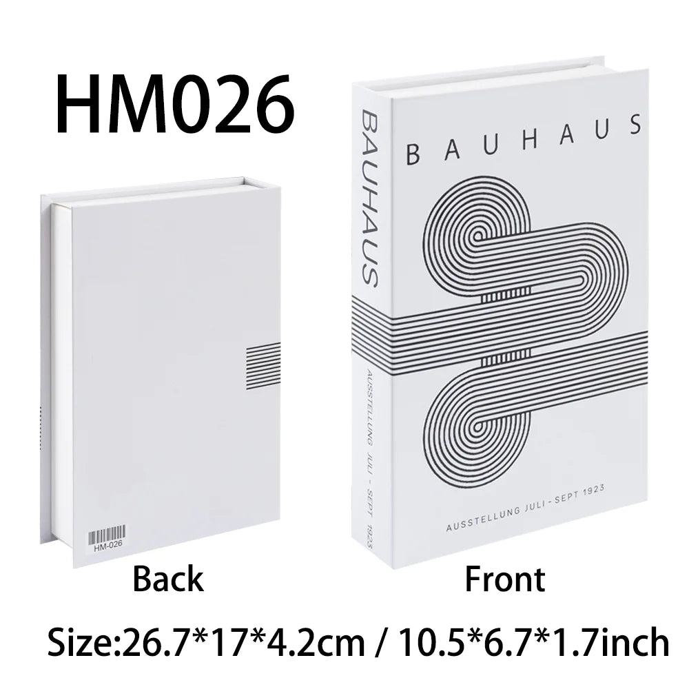 Luxury Fake Books Home Decoration Accessories for Living Room Fashion Fake Book Storage Box Simple Nordic Coffee Table Books