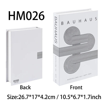 Luxury Fake Books Home Decoration Accessories for Living Room Fashion Fake Book Storage Box Simple Nordic Coffee Table Books