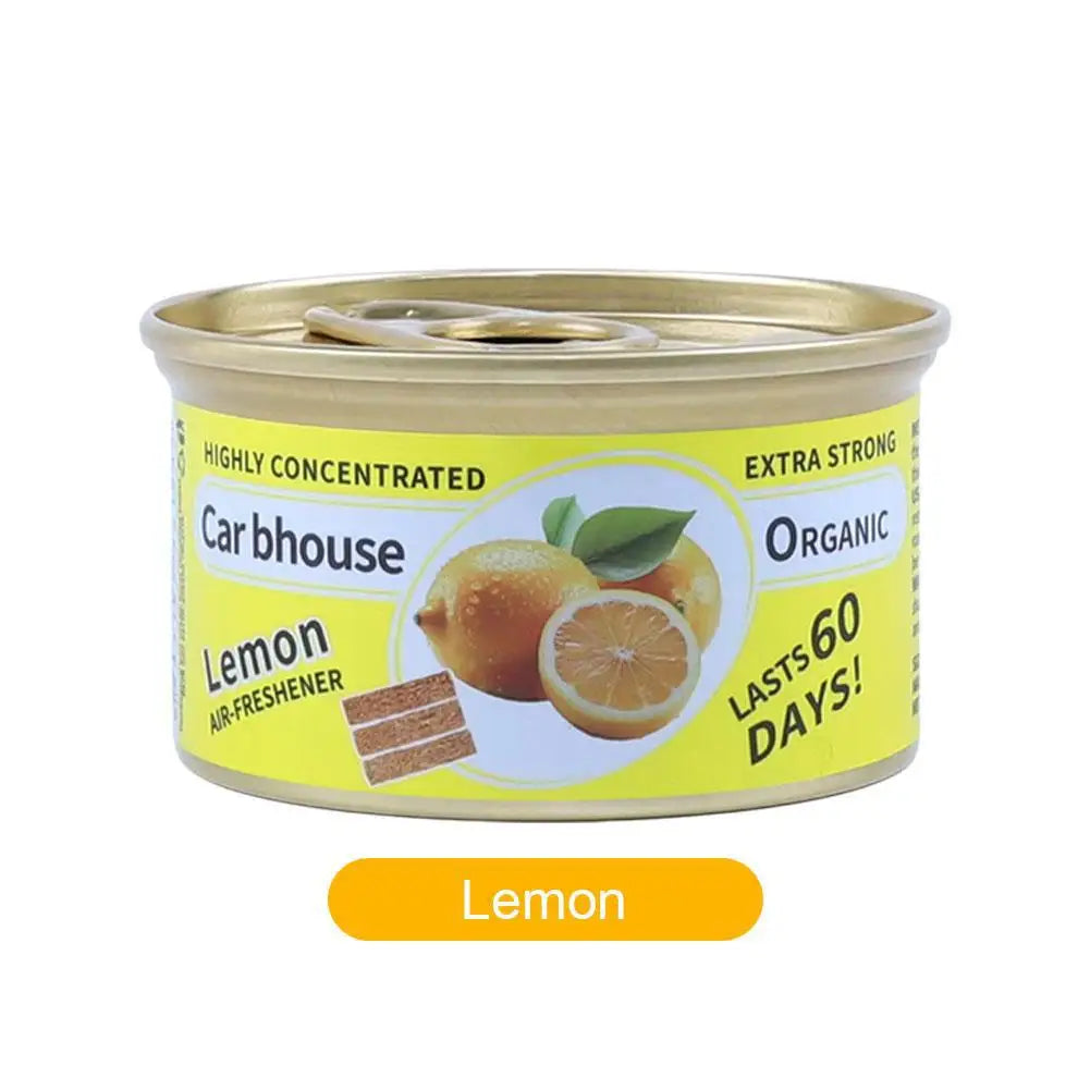 Organic Car Air Freshener Cans Long Lasting Fragrance Fiber Block Odor Eliminator for Auto Home Closet Aromatherapy Deodorant