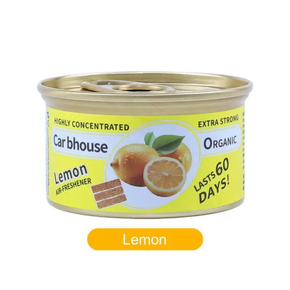 Organic Car Air Freshener Cans Long Lasting Fragrance Fiber Block Odor Eliminator for Auto Home Closet Aromatherapy Deodorant