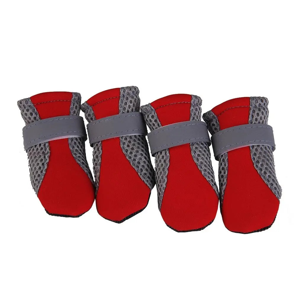 with Reflective Stripe for Small Large Dogs Hot Pavement Paw Protectors Pet Rain Boots Dog Boots Dog Shoes Pet Supplies