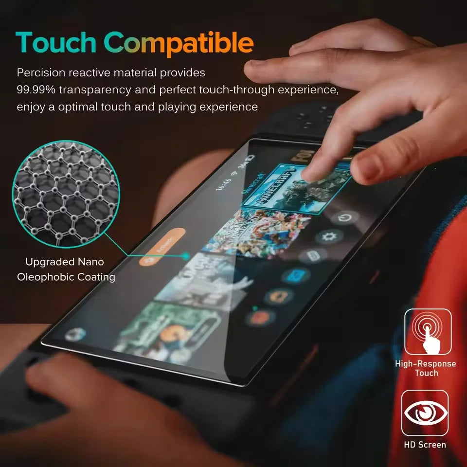 1-3Pcs Easy Installation Screen Protector for Switch 2 Game Console Protect HD Tempered Glass for Switch Oled Films