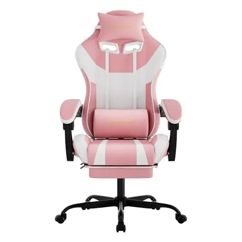 （Local US Inventory）Ergonomic Gaming Chair,A tile 3-in-1 Video Game Chair for Work, Study, and Gaming,Features an Adjustable Bac