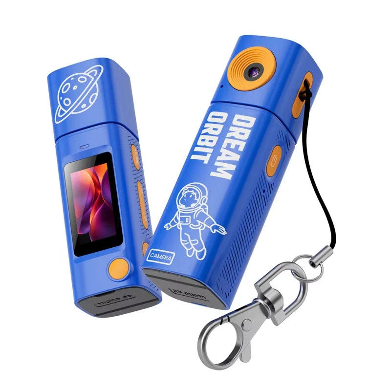 Lenovo G10 Lipstick CCD 2K Mini Thumb Camera Student Action Camera 61° HD Wide-angle Photo Video Recorder in DOPAMINE Colorway