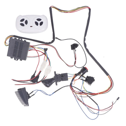Children Electric Car DIY Modified Wires And Switch Kit With 2.4G Bluetooth RC And Controller For Baby Electric Car Self-made