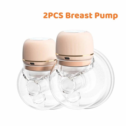 Wearable Electric Breastmilk Pump Handsfree BPA Free With 3 Mode 9 Levels Adjustable Low Noise Wireless Breastfeeding Pump