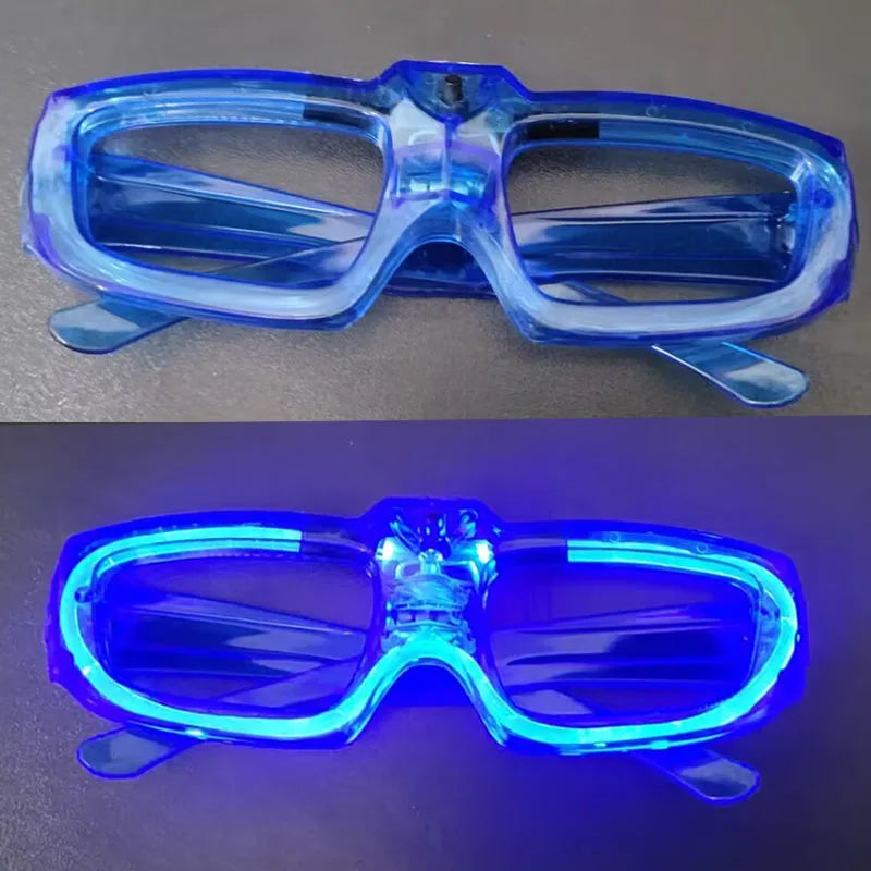 5/10/15/20/30 Pcs Led Neon Party Glasses Light Up Sunglasses Glow in the Dark Glasses for Kids Adults Party Supplies