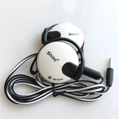 For Phone Wired Earpiece 3.5mm Sport Headset Earphone Headphone Ear Hook