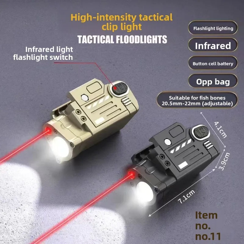 Universal 20mm Rail Toy Accessories for Under-mounted Transmitter + Under-mounted Flashlight Accessories