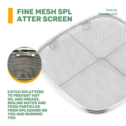 ABBZ-Replacement Splatter Shield For Ninja Foodi AG301 5-In-1 Indoor Grill Stainless Steel AG300 AG300C AG400