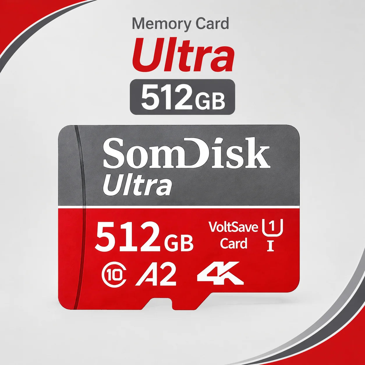 Large Capacity Mini SD Memory Card 128GB 256GB 512GB Micro TF Card for Tablet Smartphone PC