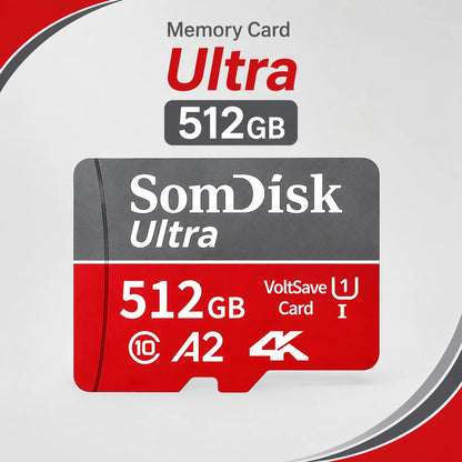 Large Capacity Mini SD Memory Card 128GB 256GB 512GB Micro TF Card for Tablet Smartphone PC