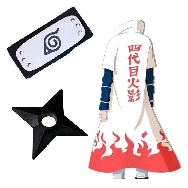 Anime Ninja Cosplay Akatsuki Cosplay Costume Uchiha Itachi Red Cloud Cloak Robe Cloak Headband Props Halloween Clothe
