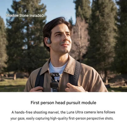 Insta360 Head Tracker Luna Ultra POV Motion Sensor Module 360 Camera Helmet Mount VR First Person View Accessory