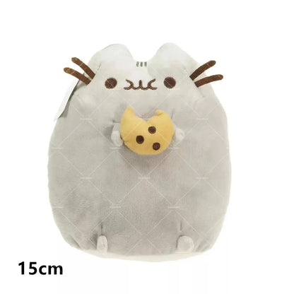 Pusheen Balloons Cartoon Cat Birthday Banner Decoration Party Supplies Backdrop Cake Topper Gift Bag Sticker Spiral Plush Doll