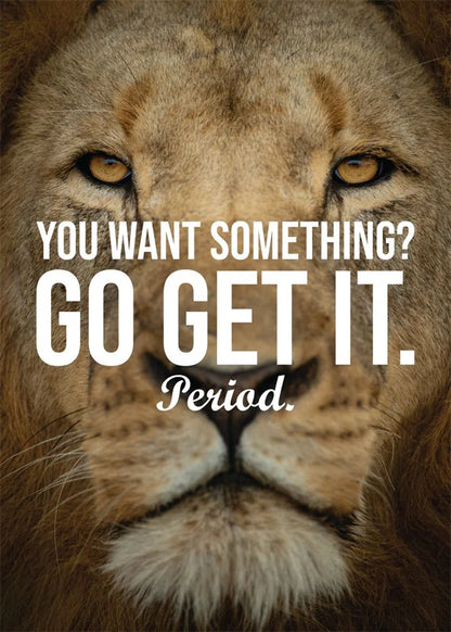 Animals Motivational Posters Eagle Wolf Lion Tiger Motivation Art Canvas Paitning Success Mindset Inspirational Wall Art Decor