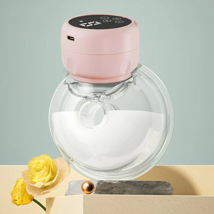 1PCS Portable Wearable Electric Breast Pump Hands-Free Comfortable Milk Extractor Collector for Nursing Mothers