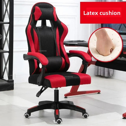 Modern Professional PC Computer Gamer Chair Light Luxury Leather Office Chair Internet Cafe Racing Esports Comfortable Furniture