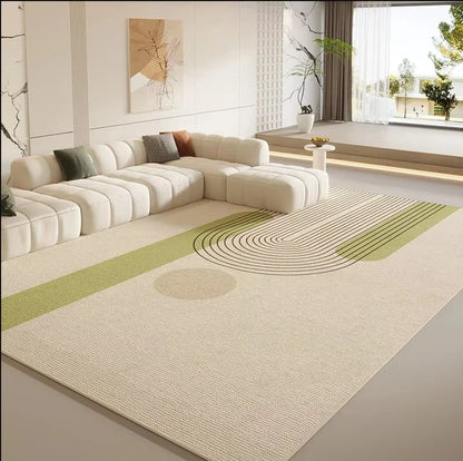 VIKAMA Simple And Light Luxury Living Room Carpet, Bedroom Anti-Slip And Anti-Stain Sofa, Coffee Table Carpet, Home Decoration