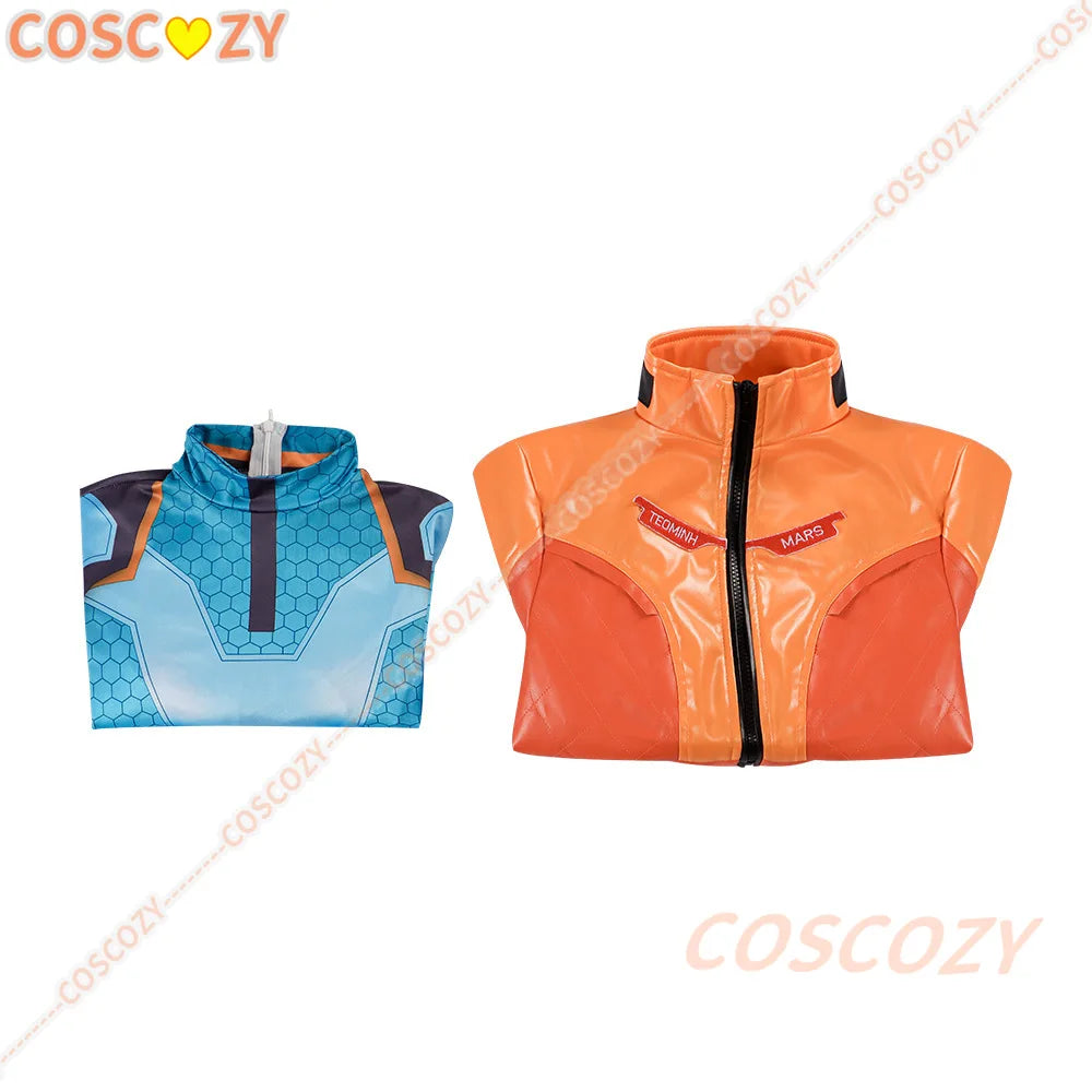 Game OW 2 Overwatch Juno Bodysuit Cosplay Costumes Wig Suit Full set Clothes Halloween Woman Girls Carnival Convention Outfit