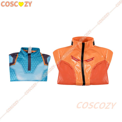 Game OW 2 Overwatch Juno Bodysuit Cosplay Costumes Wig Suit Full set Clothes Halloween Woman Girls Carnival Convention Outfit