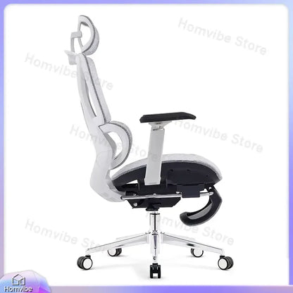Gaming Chair with LED Lights Ergonomic Mesh Back Office Chair for Gamers Computer Desk Chair Adjustable Height Reclining