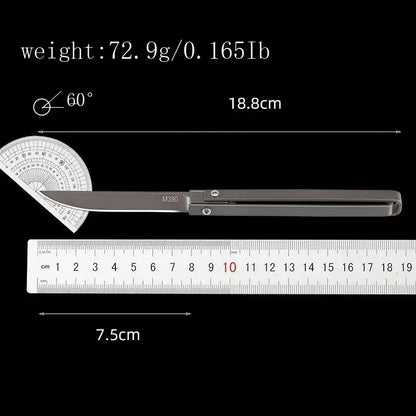 Sharp and High Hardness Folding Kitchen Household Multi functional and Convenient M390 Mechanical Knife