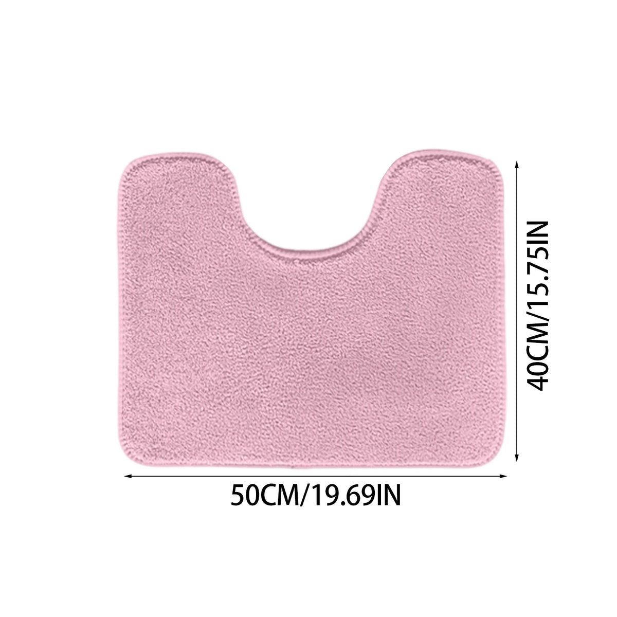 U-Shaped Toilet Mat Bathroom Mat Bathroom Carpet Bathroom Carpet Memory Foam Bath Mat Anti-Skid Super Absorbent