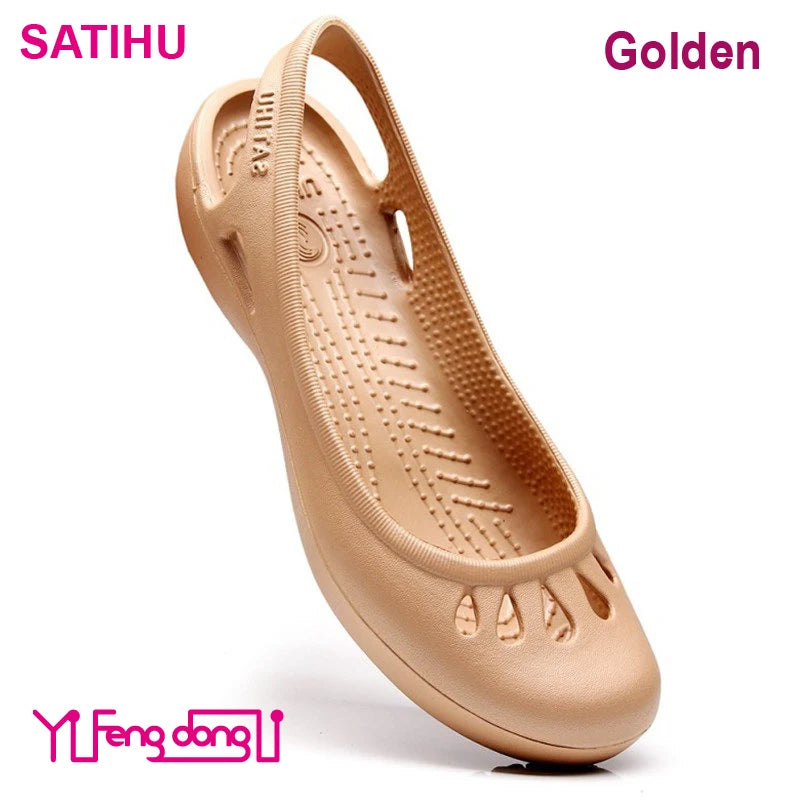 Ultra-light Women's Clogs: Breathable Soft Elastic Waterproof Non-slip Easy To Clean Versatile And Stylish For Commuting Work