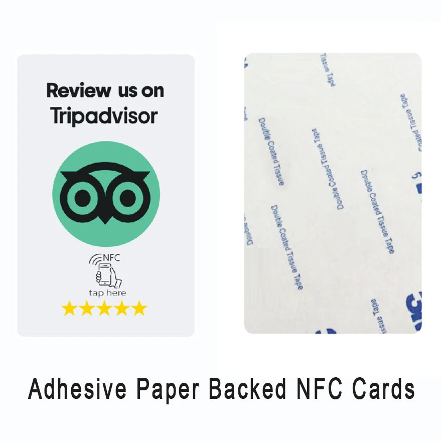 Universal NFC Cards Google Review NFC Card  Increase Your Reviews PVC Material Standard Card Size
