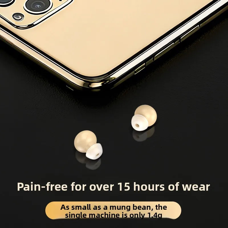 Mini Bean Sleep In-ear Wireless Bluetooth Headphone Ultralight Weight Power Display Earphone Comfortable Wear Sport Game Earbud