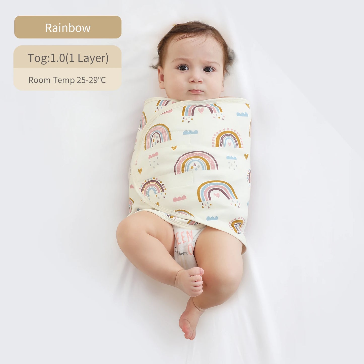 Bilayer Baby Wrap Blanket Newborn Baby Swaddle Tie Anti Startle Jump Blanket Summer Thin Cotton Soft Diaper Changing Blanket