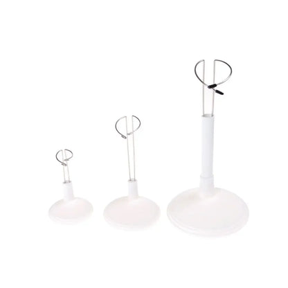 Doll Bracket White Black 15/20/25/35/45CM Adjustable Metal Stand Holder Toy Store Display Support Accessories Toy Store Display