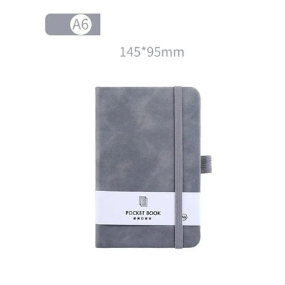 A6/A7 A6/A7 Pocket Notepad with Elastic Band 100 Sheets Portable Mini Notebook 5 Colors Anti Ink Leakage Agenda Organizer