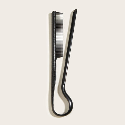 V-Shaped Hair Styling Comb | Manual Fine-Tooth Resin Design | Home & Salon Hair Sectioning