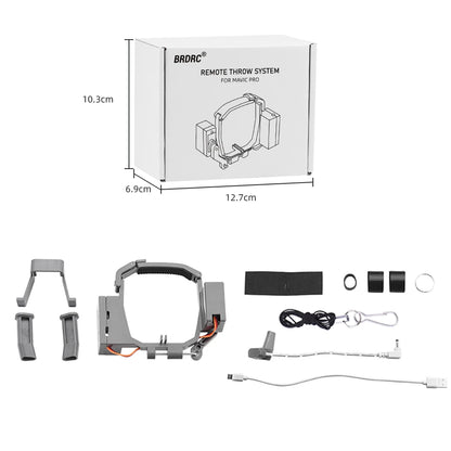 Drop System for DJI Mavic 3/Pro/2 Pro Zoom/AIR 2/Mini 2/Mini 3/3 Pro Drone Airdrop System Ring Gift Deliver Life Rescue Thrower