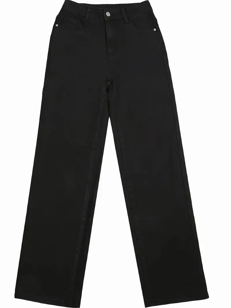 Women's Black Jeans | High Waist & Stretch Denim | Casual Wear & Streetwear