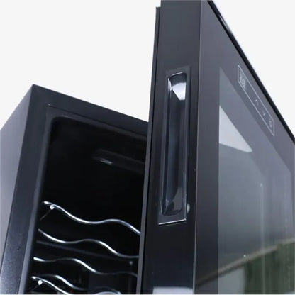 Freestanding Wine Cooler Beverage Fridge Glass Door Outdoor Refrigerator Electric Cabinet for Home Bar Patio Drink Storage