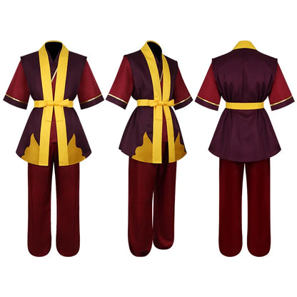 Avatar The Last Airbender Prince Zuko Cosplay Costume - Shengweida Halloween Stage Performance Outfit