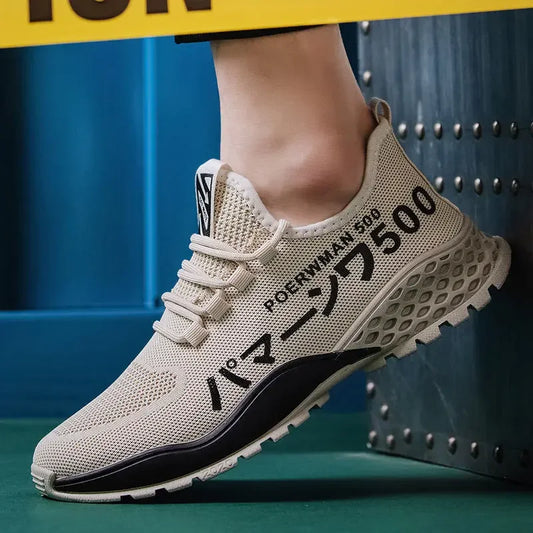 Men's Lightweight Mesh Breathable Casual Sports Shoes Summer Soft Sole Comfortable Outdoor Running Shoes Youth Sneakers Zapatos