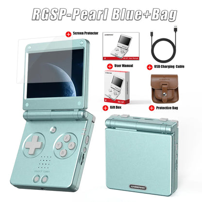 Anbernic RGSP 3.4'' IPS Screen Flip Handheld Console Linux System HDMI-compatible TV Output Clamshell Game Player 3300 mAh RG SP