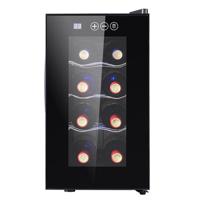 8/12-Bottle Wine Cooler | Compact Peltier-Type Countertop Wine Cooler | Smart Temperature Control | Quiet Operation(Customized)