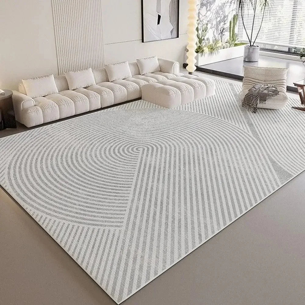 VIKAMA Modern Minimalist Area Carpet Easy To Care Non-Slip Living Room Floor Mat Bedroom Cloakroom Carpet Home Decoration