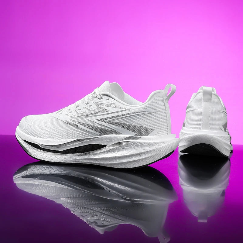 Men Running Shoes Carbon Board Marathon Speciality Sports Breathable Lightweight Women's Comfortable Athletic Sneakers