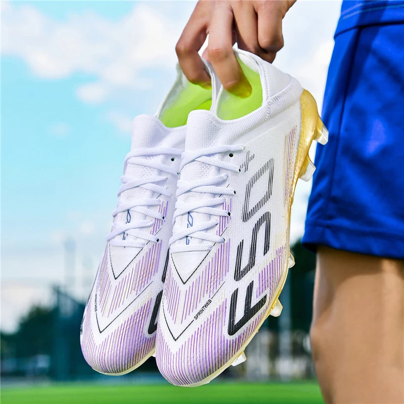 Men Resistant Professional Field Football Boots Studded Training High Quality Soccer Shoes New Casual Male Match Comfortable