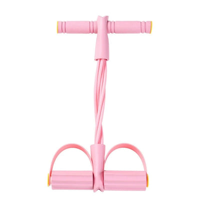 6 Tube Foot Pedal Resistance Band Elastic Pull Rope Abdominal Trainer Home Yoga Slim Leg Arm Back Fitness Workout Equipment