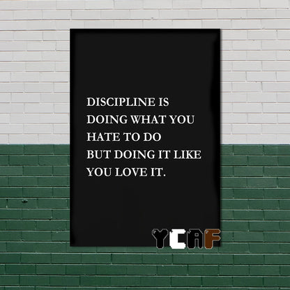 Motivational Quotes Black Minimalist Poster Canvas Aesthetic Decor for Office Quote Wall Art Decoration Gym Inspirational Poster