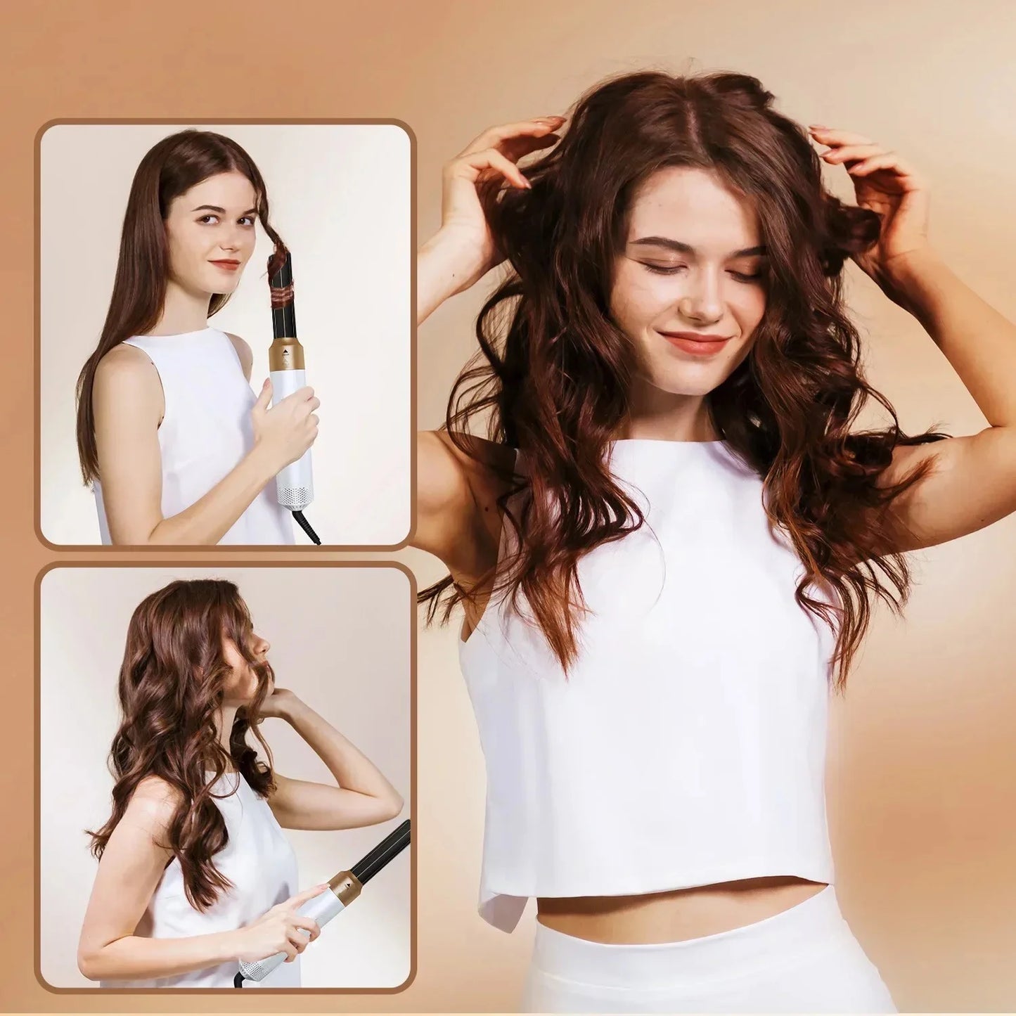 Professional 5 in 1 Hair Dryer Hot Air Comb Curler For Dyso Airwrap Hair Dryer Styling Tool Hair Straightener Hairdressing Tool