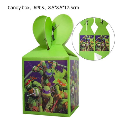 Cartoon Turtles Birthday Party Decorations Tableware Tablecloth Cup Plate Bag Napkins Balloon Baby Shower Turtles Party Favors